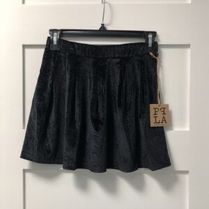 🆕PPLA People’s Project LA! Girls velvet poly/span knit! Normandie skirt! L14/16